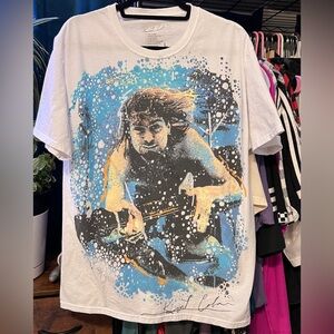 Kurt Cobain Nirvana Nevermind Signed Promo Graphic Band Tee